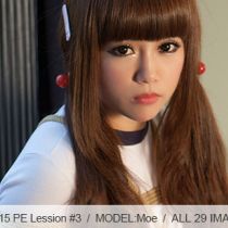 No.00515 PE Lesson #3 このブルマの女子校生が緊縛時間をつつける、また股縄と後高手小手縛り。